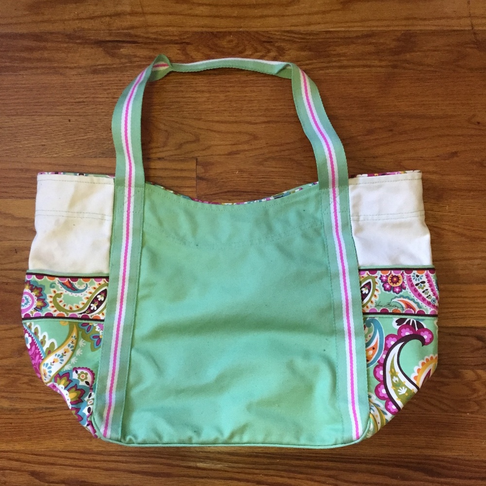 Vera Bradley Tutti Frutti Large Colorblock Tote